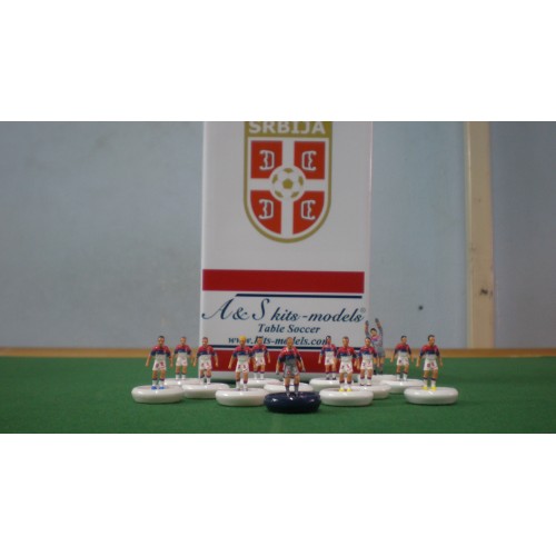 Subbuteo Andrew Table Soccer Srbija(Serbia) on WSB Professional Bases